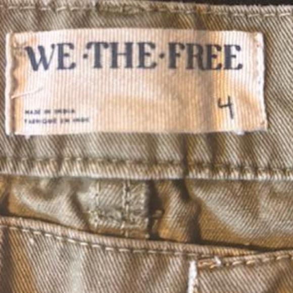 FREE PEOPLE Mending Heart Barrel size 4 worn once Excellent condition!see tags - Picture 5 of 7